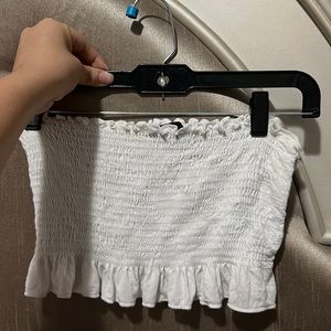 White Crop Top